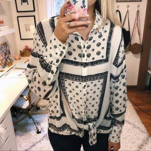 Free People Patterned Top